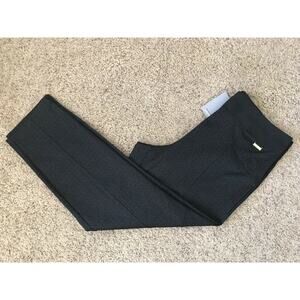 Marc New York Black Gray Full Control Waistband Women's Dress Pants Size L